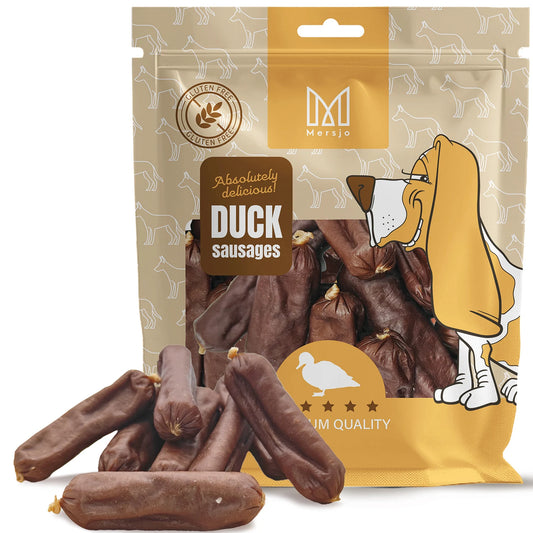 Salsicce di anatra, prelibatezza naturale per un cane, Mersjo, 500g