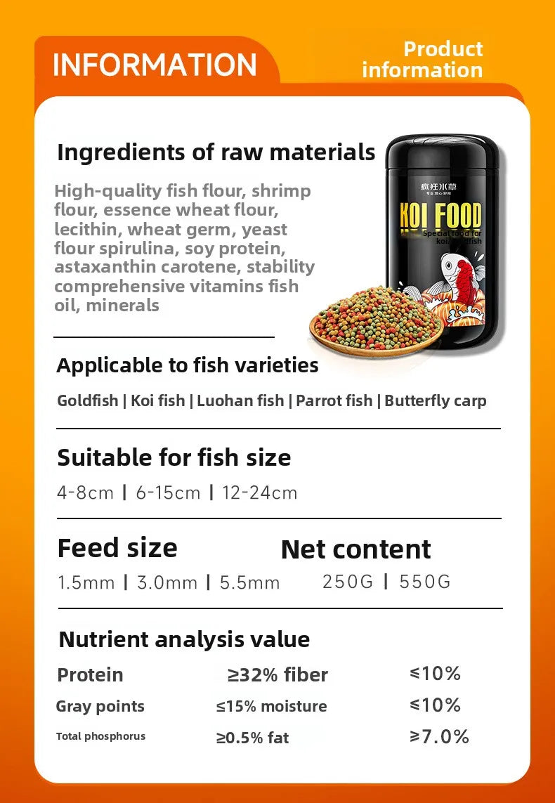 Mangime FCSC per pesci esotici