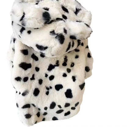 Cappotto di pelliccia maculato