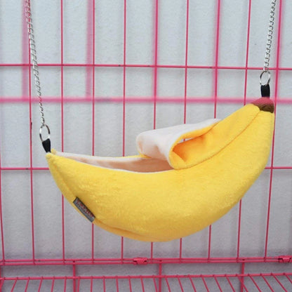 Banane Hamster Bett Kleine Tiere Haus Hängematte für Haustiere Holländisches Schwein Igel Ratte Meerschweinchen Lebensraum Chinchilla Zuckergleiter Spielzeug Kleidung