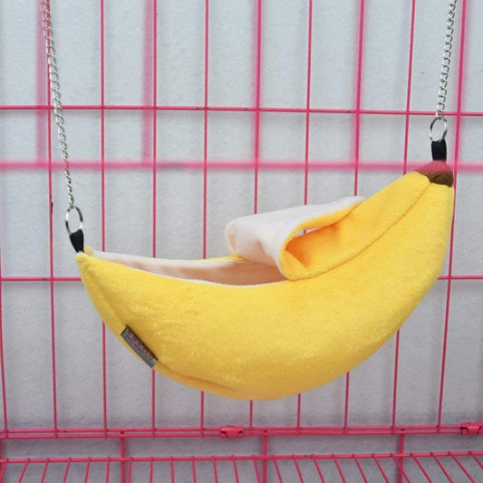 Criceto Banana Letto Piccoli Animali Casa Amaca per Animali Domestici Maiale Olandese Riccio Ratto Guinea Habitat Cincillà Zucchero Aliante Giocattolo Abiti