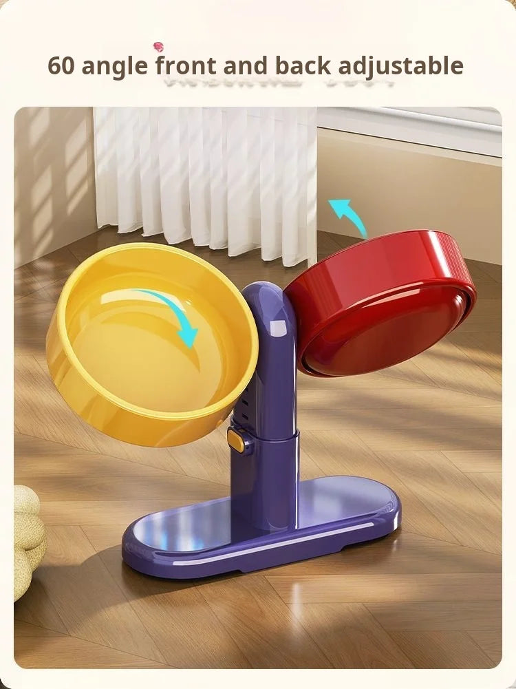 Mangiatoia per animali domestici Ciotole per cani rialzate Stoviglie regolabili in altezza Alimentazione e acqua per cani di piccola taglia Alimentazione per irrigazione