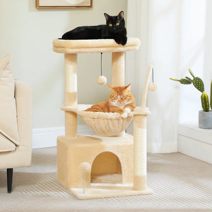 Piccolo albero per gatti con amaca e tiragraffi