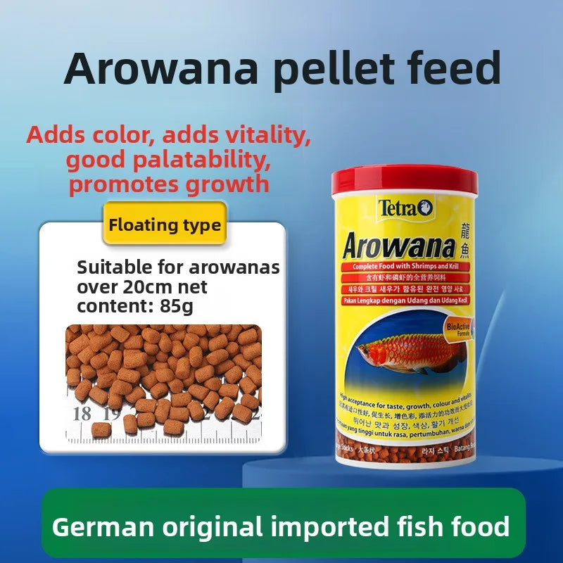 Pellet galleggianti per Arowana