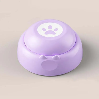 Pulsanti di comunicazione per cani Pulsante di registrazione vocale per cicalino di addestramento per animali domestici Riproduzione di registrazione di 30 secondi Regalo divertente per animali domestici parlanti