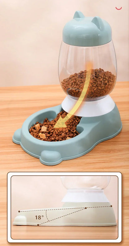 Alimentatore automatico per gatti.