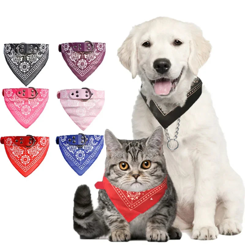 Simpatica bandana regolabile per cani