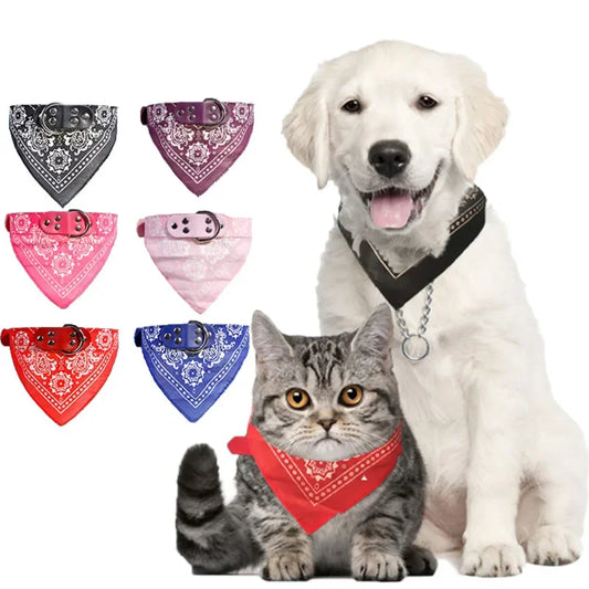 Simpatica bandana regolabile per cani