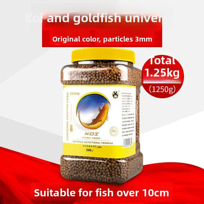Cibo per carpe Koi, pesci rossi e pesci ornamentali