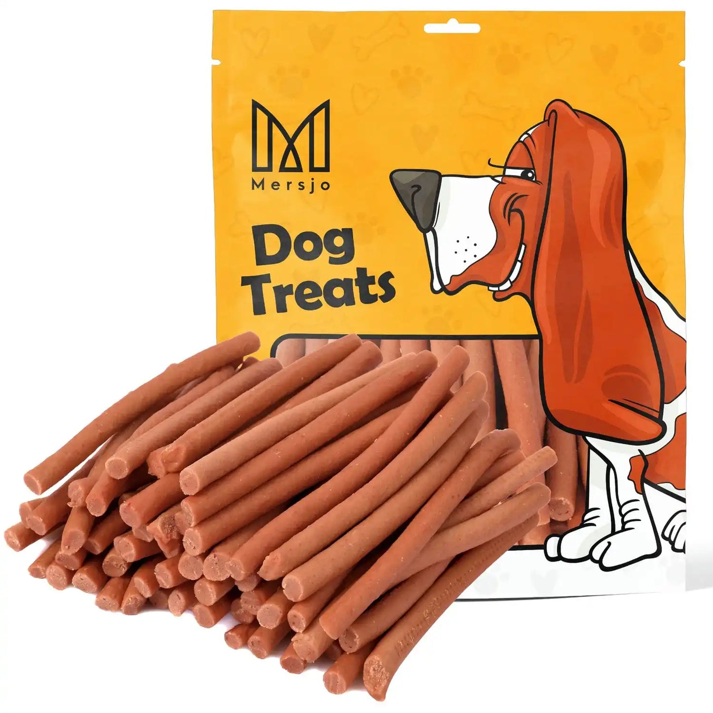 Hundedelikatesse-Mersjo Duck Kabanosy 500g PREMIUM getreidefrei 100% Natur ohne chemische Ernährungs-Konservierungsstoffe