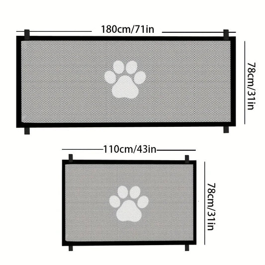 Porte a rete per cani portatili, reti isolanti per cani, recinzioni di sicurezza per cani e gatti e forniture per animali domestici Non perforate per garantire la sicurezza degli animali domestici