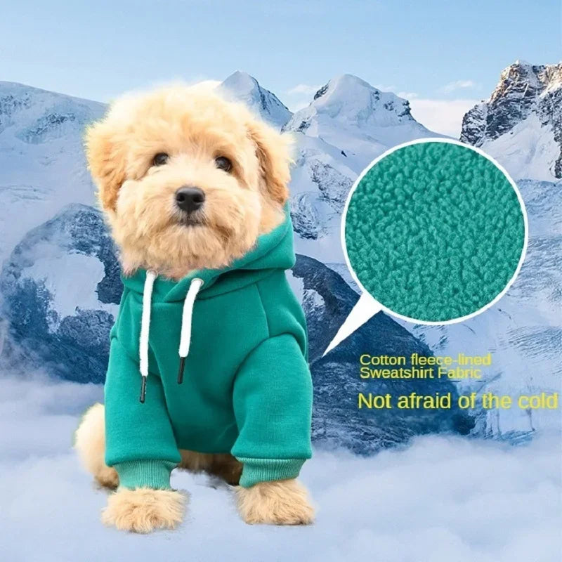 Felpa con cappuccio per cani