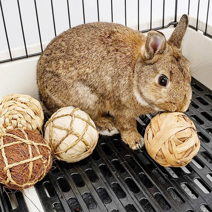 Palla intrecciata da masticare per roditori