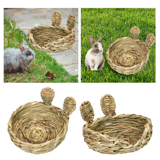 Nido per piccoli animali in paglia naturale