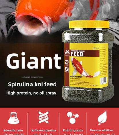 Cibo per carpe Koi, pesci rossi e pesci ornamentali