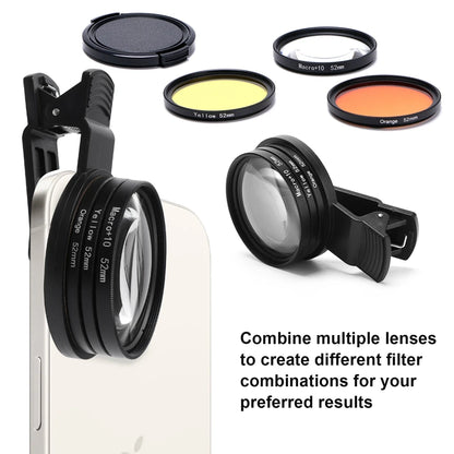 Aquarium Korallenlinsen 52mm Aquarium Salzwasser Meerwasser Riff Iphone Kamera Makrofilter Aquaterrarium