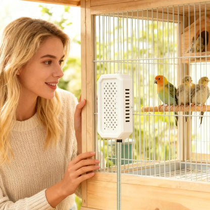 Heizplatte für Vogelkäfige, sicherer Thermostat, Heizung für Wellensittiche, Sittiche, Finken, Kaninchen, Hamster, für den Winter