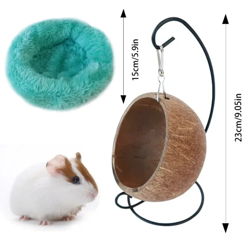 Kokosnussschale für Kleintiere