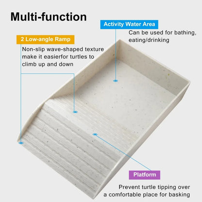 Pond con feeder per tartarughe d'acqua
