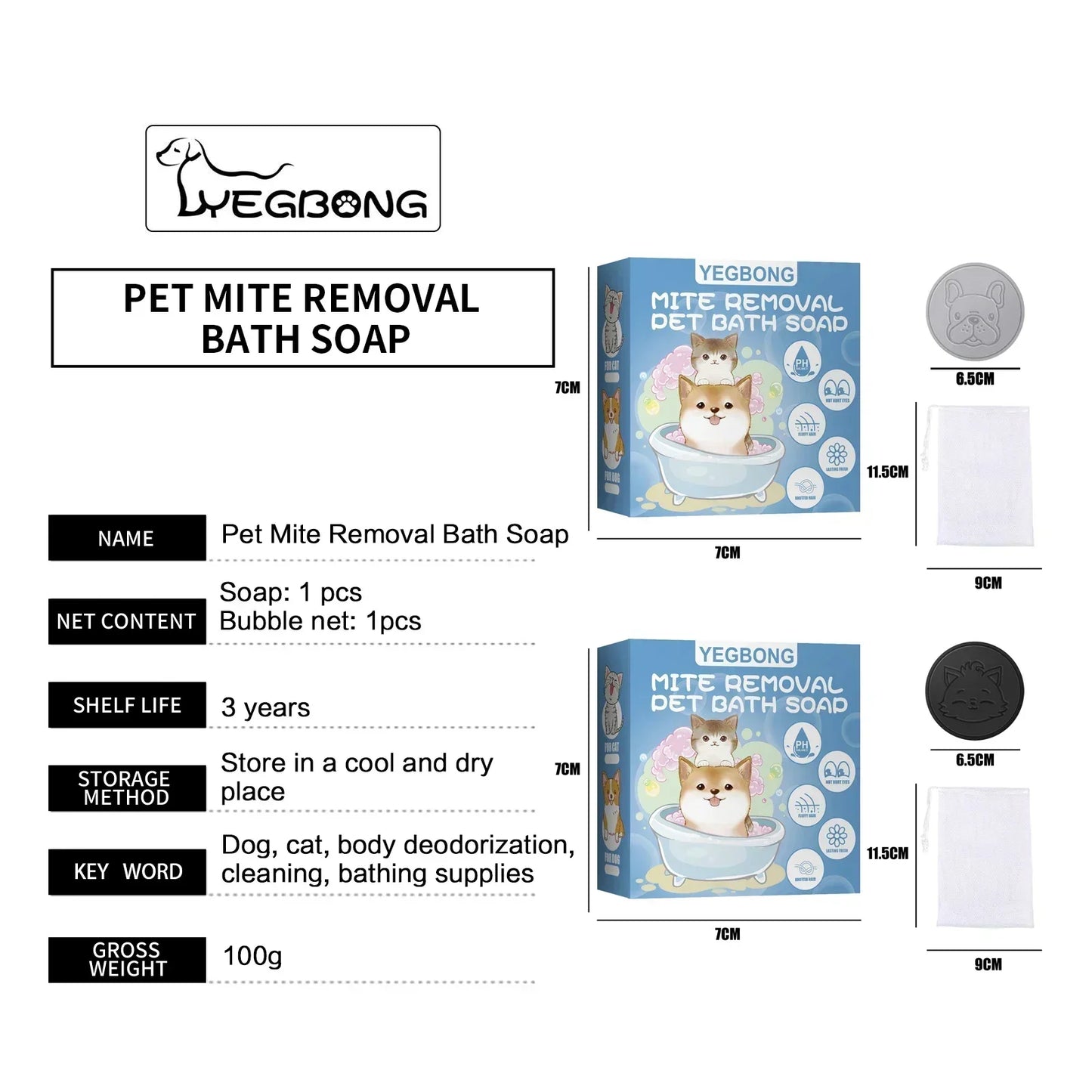 Sapone antiparassitario Deodorante