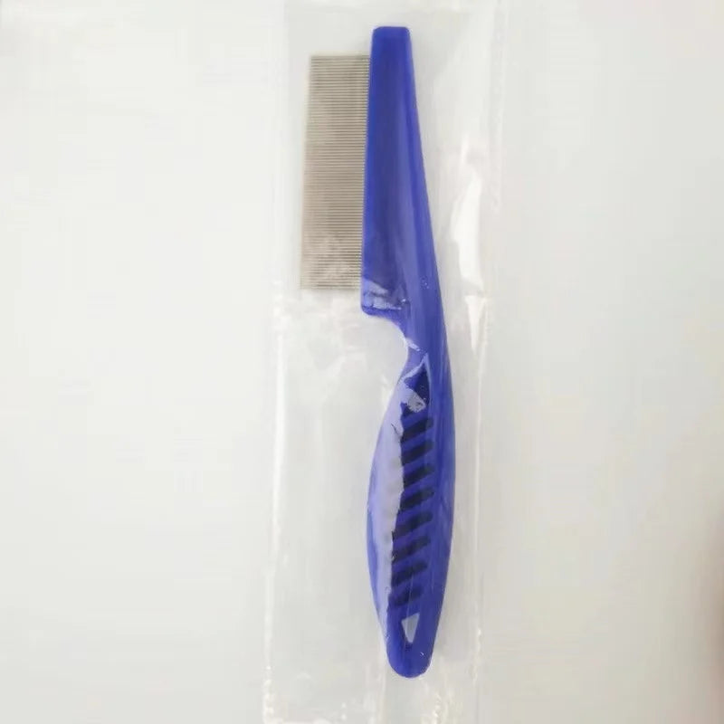 1/2pc Pet Capelli Spezzare Pettine In Acciaio Inox Pulci Pettine per Gatto Cane Pet Comfort Polga Capelli Toelettatura Pettine Spazzola Per Cani Toelettatura Strumenti