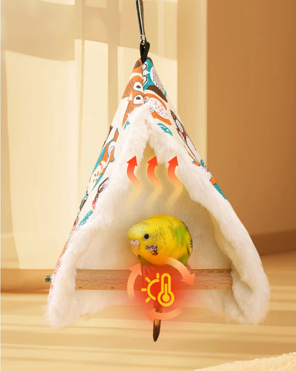 Morbido peluche uccello pappagallo nido uccello pappagallo amaca parrocchetto letto appeso casa grotta gabbia capanna tenda giocattolo gabbia per uccelli accessori