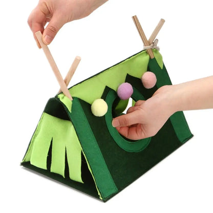 Tenda in feltro per piccoli animali