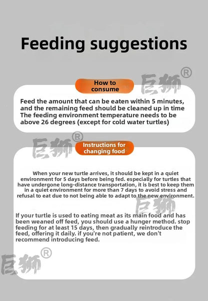 Cibo per tartarughe d'acqua - 160g