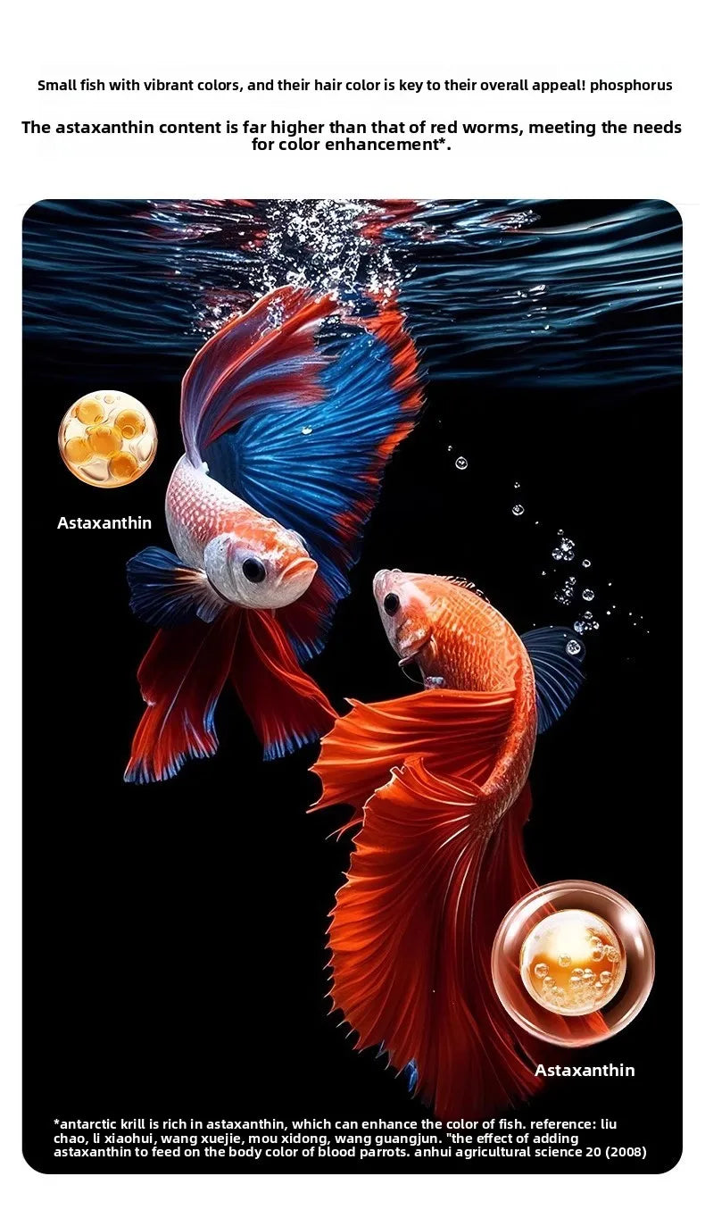 Cibo secco pesci e tartarughe - Krill & Gamberetti