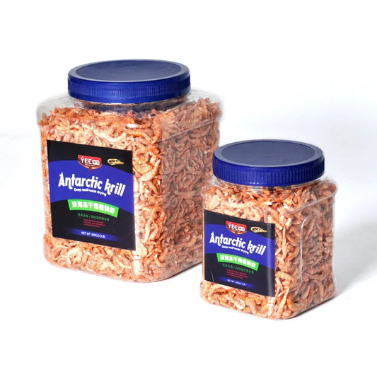 Cibo Premium per pesci, tartarughe, pappagalli - Krill antartico liofilizzato