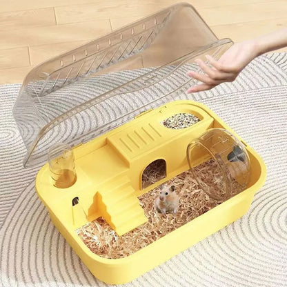 Gabbia per criceti a doppio strato portatile