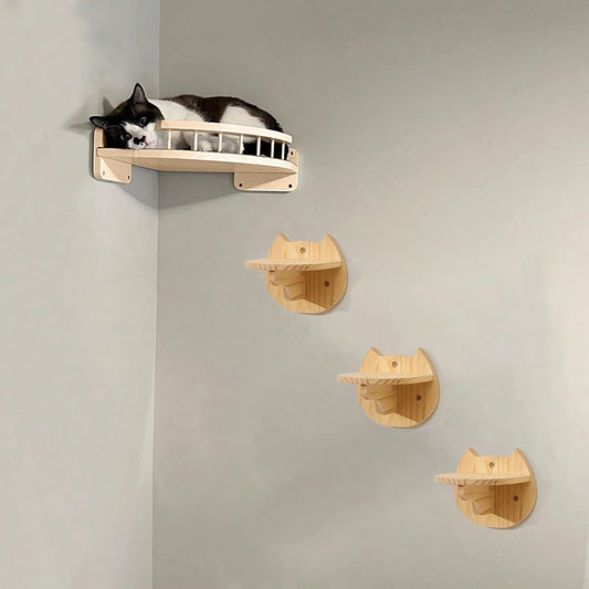 3/4 pezzi amaca angolare gatti