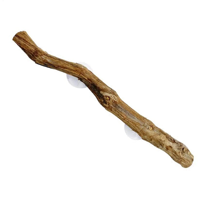 Ramo d'Albero in Legno per Rettili, Decorazione Antiscivolo per Terrario, Ornamento per Habitat