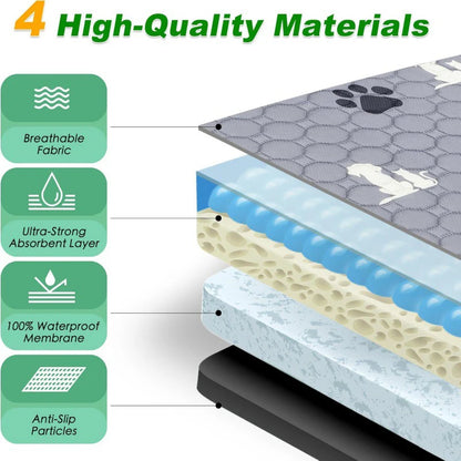 Tappetino urinario per animali domestici lavabile in lavatrice