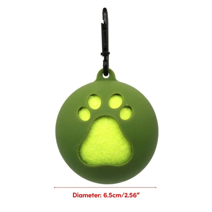 Supporto per copertura per palline per animali domestici con attacco per guinzaglio per cani Supporto per palline da tennis