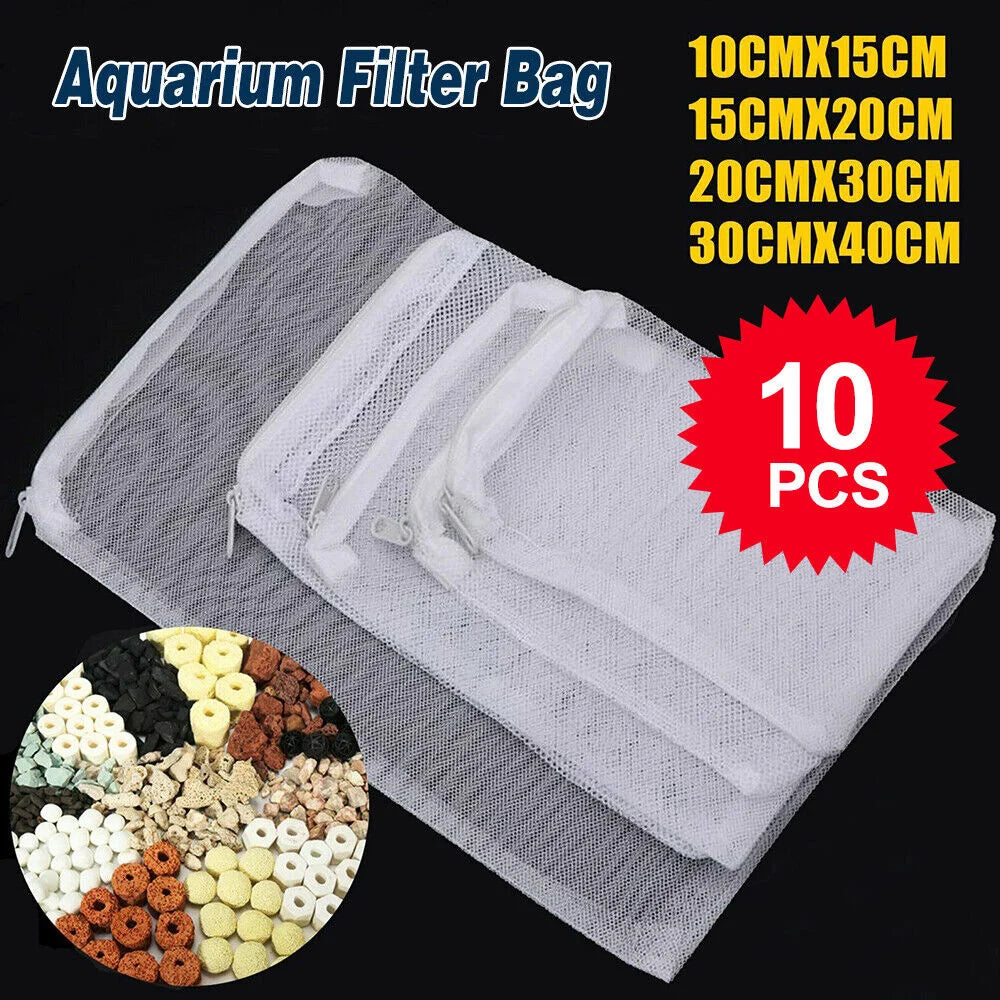 5/10 pz Borse per Filtri Acquario