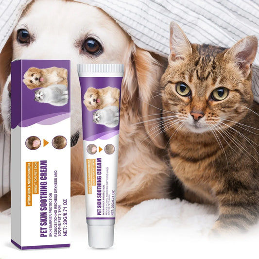Crema per la cura della pelle degli animali domestici