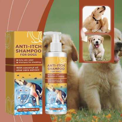 100ml Neues Shampoo für Hunde bei Juckreiz, Allergien, juckender Haut, pflegendem Haar, Pflege und Reinigung zu Hause, Haustierpflege