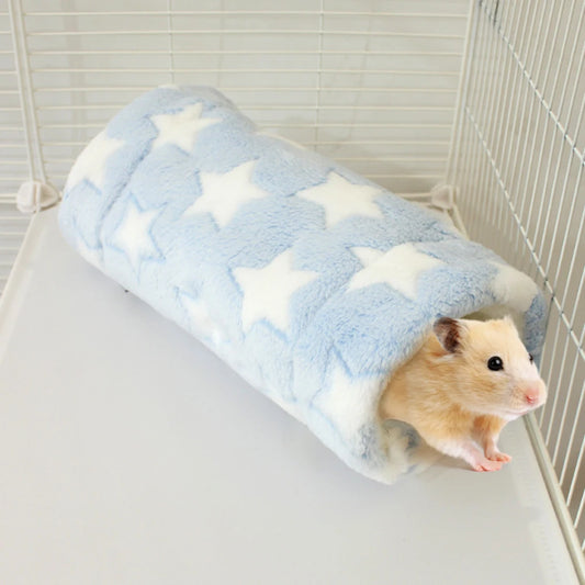 1pc gabbia per criceti furetto tunnel amaca per ratto caldo tubo per criceto giocattolo gabbia da letto appesa per criceto coniglio porcellino d'India piccolo animale