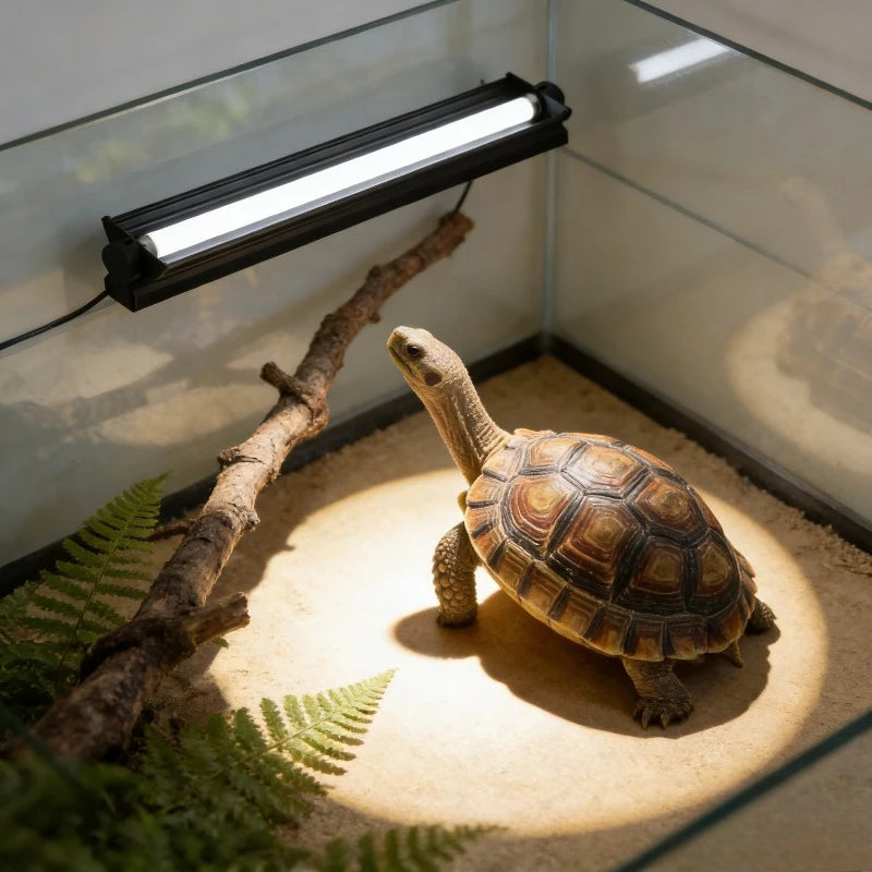 Kit Professionale con Lampada UVB per Rettili e Supporto