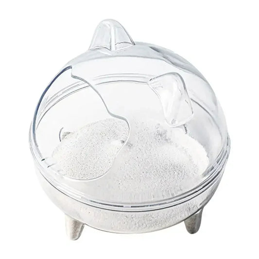 Toilette/bagnetto trasparente per piccoli animali