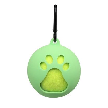 Supporto per copertura per palline per animali domestici con attacco per guinzaglio per cani Supporto per palline da tennis