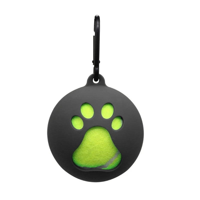 Supporto per copertura per palline per animali domestici con attacco per guinzaglio per cani Supporto per palline da tennis