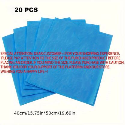 1 Pack mit 20 dicken Einweg-Käfigeinlagen für Vögel: leicht zu reinigende Papageienkotauffangbehälter, strapazierfähiges Spandex-Material, essentielles Vogelzubehör