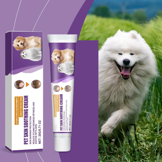 Crema per la cura della pelle degli animali domestici