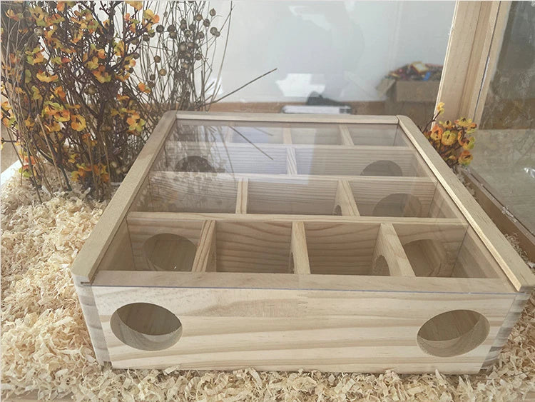 Labirinto in legno per criceti