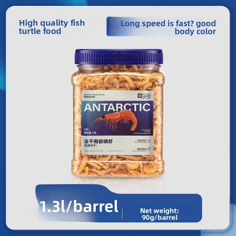 Cibo Premium per pesci, tartarughe, pappagalli - Krill antartico liofilizzato