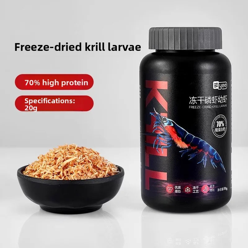 Cibo secco pesci e tartarughe - Krill & Gamberetti