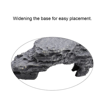 Verstecken Höhle Aquarium Schildkröte Reptil Versteck Habitat Dekoration Ornament Simulation Kletterhöhle Schildkrötenplattform Dekor
