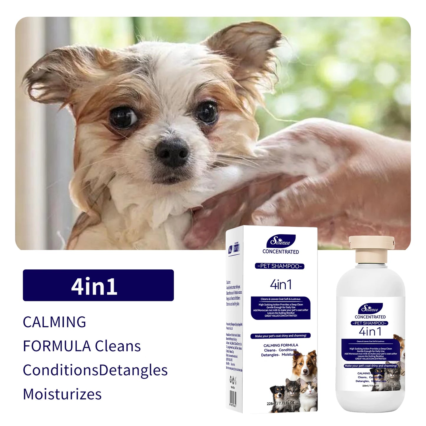 228ml Shampoo per animali domestici